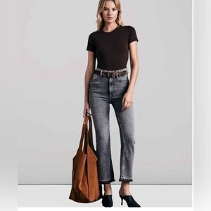 Rag & Bone Casey High Rise Ankle Flare Jeans Size 26 Harley